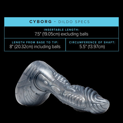Cyborg-Dildo (Silber)